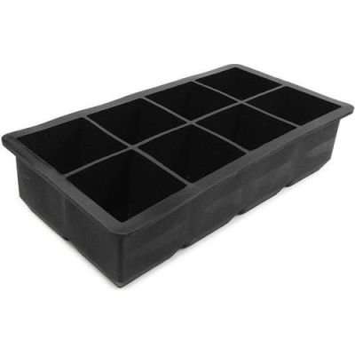 Ginsanity Mega-Ice Hole Ice Cube Tray (Black)
