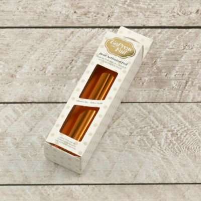 Couture Creations GoPress Heat Activate Foil (Copper with Mirror Finish)(125mm x 5m)