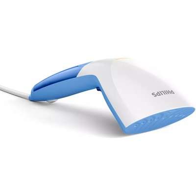 Philips Steam & Go Handheld Garment Steamer with Beaker & Brush (Blue)