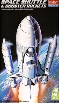 Academy Space Shuttle with Booster Rockets Model Kit (1:288)