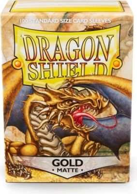 Dragon Shield Standard Sleeves (Matte Gold)(100 Sleeves)