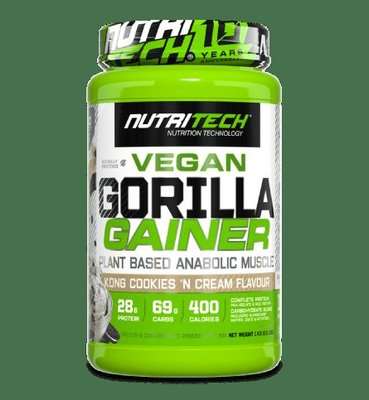 Nutritech Vegan Gorilla Gainer - Kong Cookie Flavour (1kg)