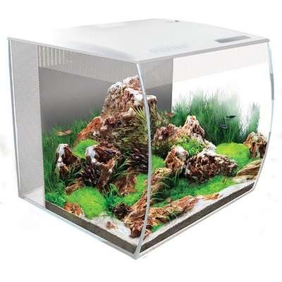Fluval FLEX 57L Freshwater Aquarium Kit (White)