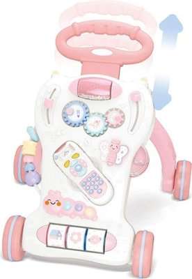 Nuovo Multifunctional Baby Walker (Dark Pink)