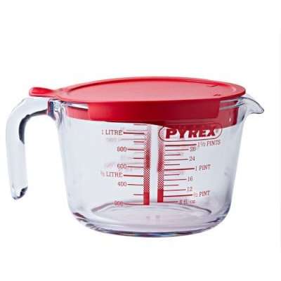 Pyrex Classic Measuring Jug with Lid (1L)
