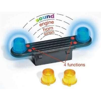 Bruder Accessories: Light & Sounds Module (Trucks) Including Battery (1:16)
