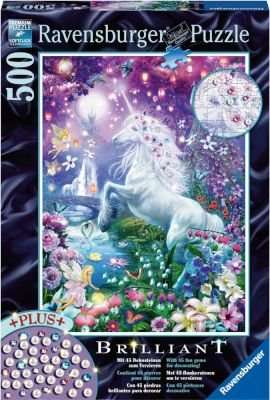 Ravensburger Unicorn In The Glittery Forest Jigsaw Puzzle (500 Pieces)