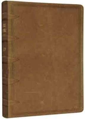 KJV Giant Print With Thumb-Indexing Red Letters (Diesel Toffee) (Leather / fine binding)