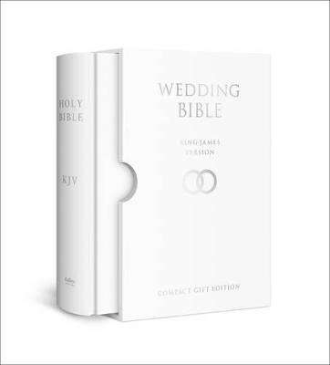 HOLY BIBLE: King James Version (KJV) White Compact Wedding Edition (Hardcover)