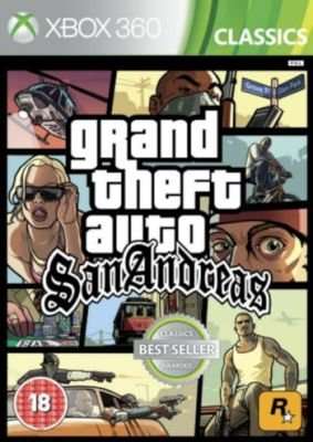 Grand Theft Auto: San Andreas (XBox 360, DVD-ROM)