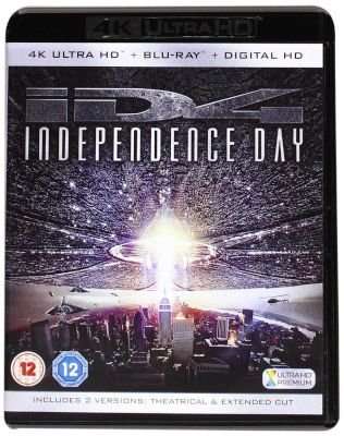 Independence Day - 4K Ultra HD + Theatrical & Extended Cut (Blu-ray disc)