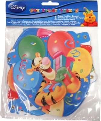 Winnie The Pooh Sweet Tweets - Happy Birthday Die-Cut Banner B