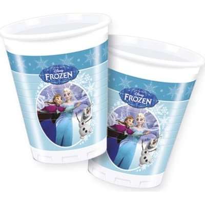Disney Frozen Ice Skating 8 Plastic Cups (200ml)