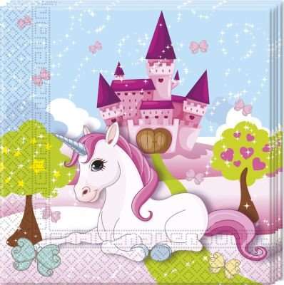 Unicorn Napkins (20 Pack)