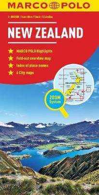 New Zealand Marco Polo Map (Paperback)