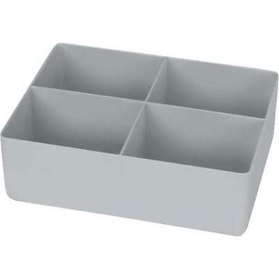 Bantex Texo Modular Drawer Insert A6 (4 Partition)(Grey)