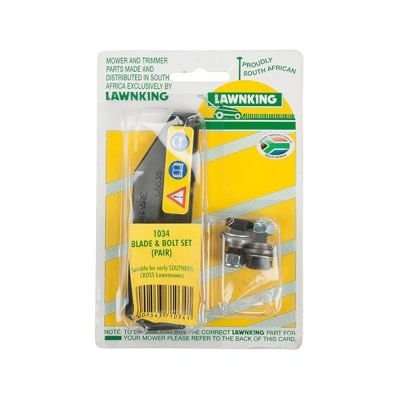 Lawnking Lawnmower Replacment Blade & Bolt Set (Southern Cross)