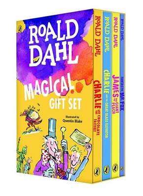 Roald Dahl Magical Gift Set (4 Books) - Charlie and the Chocolate Factory, James and the Giant Peach