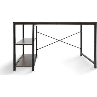 Linx Utah Work Desk (Walnut | Black)