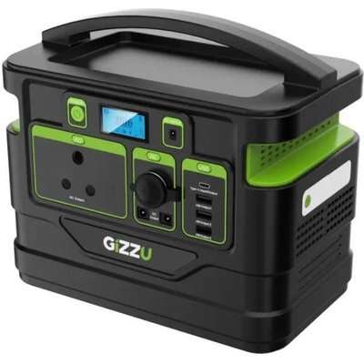 Gizzu 518W Portable Power Station (Black)