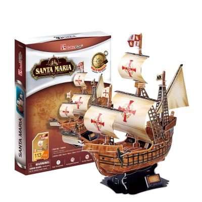 Cubic Fun 3D Puzzle - Santa Maria (113 Pieces)
