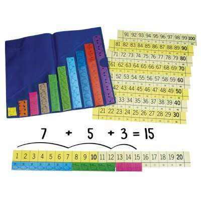 Teacher's First Choice Animal Strips & Numberline (110 Pieces)