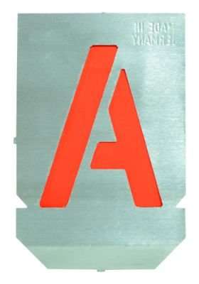 Handover Set of Metal Lettering Stencils (A-Z)(50mm)