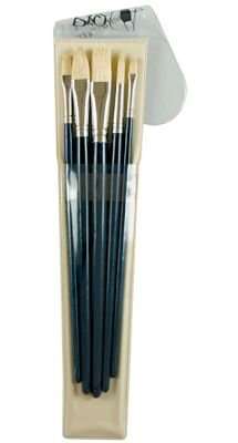 Pro Arte Brush Wallet Set - Studio Hog (2- 8 Rnd 6- 10 Flat & 4 Filbert)