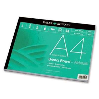 Daler Rowney A4 Dr Bristol Board Pad (250gsm)