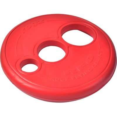 Rogz Flying Object Throwing Disc Dog Toy (Red)