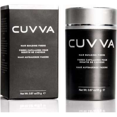 Cuvva Hair Fibers - Black 25g (75 Day Supply)