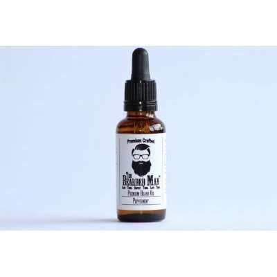 The Bearded Man Peppermint Beard Oil (30ml)