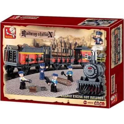 Sluban Railway Station - Cargo Bullet Train (255 Pieces)