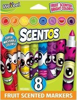 Scentos: Scented Classic Markers: Fruitastic (8 Pack)