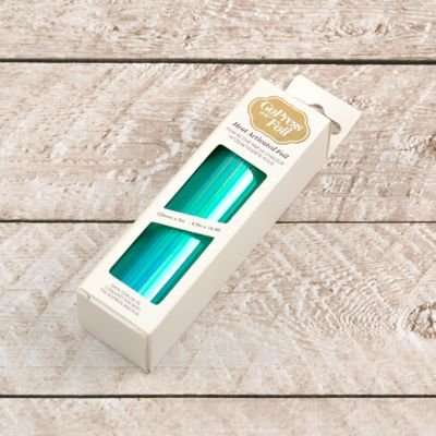 Couture Creations GoPress Heat Activate Foil (Blue-Green with Iridescent Finish)(125mm x 5m)