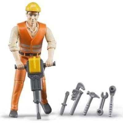 Bruder Construction Worker with Accessories
