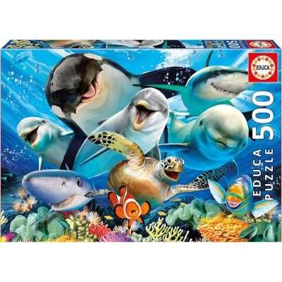 Educa Selfies Series - Underwater Selfies Puzzle (500 Piece)