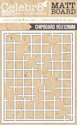 Die Cut Matt Board Midi Grid Edges and Corners