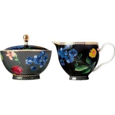Maxwell and Williams Tea's and C's - Contessa Sugar and Creamer Set (Black)