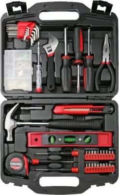 Casals 145 Piece Steel Hand Tool Set (Red)