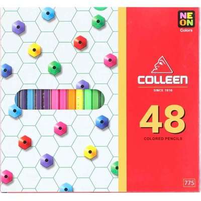 Colleen Pencil Crayons - Assorted Colours (Box of 48)