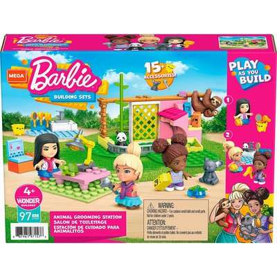 Mega Construx Barbie Animal Grooming Station (97 Pieces)