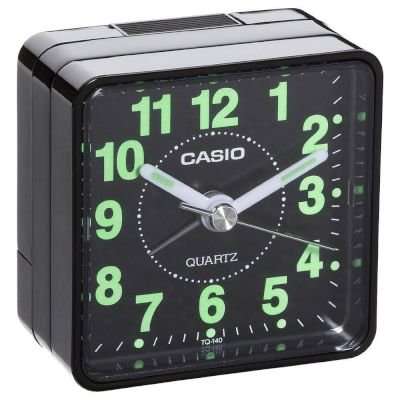 Casio Analog Alarm Clock (Black)
