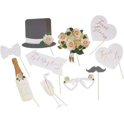 Beautiful Botanics - Photo Booth Props (10 Pack)