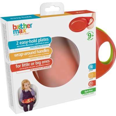 Brother Max - 2 Easy Hold Plates (Lime and Red)