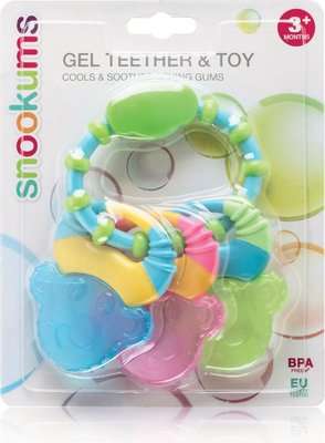 Snookums Gel Filled Teether (Supplied Colour May Vary)