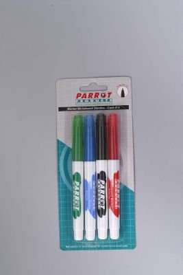 Parrot Whiteboard Marker (Slimline)(Pack of 4)