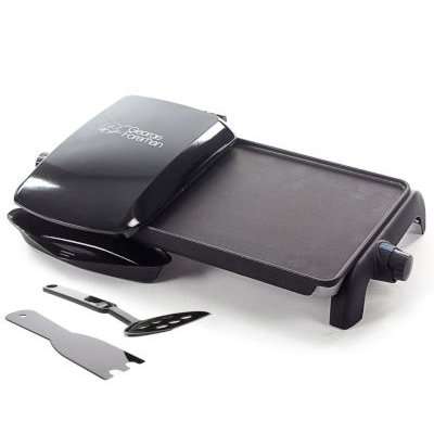 George Foreman Grill And Griddle 10 Portion Entertainer (Black)
