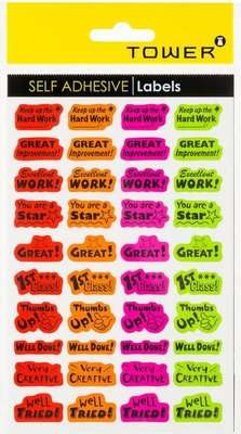 Tower Teachers Labels English (200 Labels)