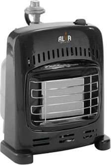 Alva Small Single Panel Heater (Black)